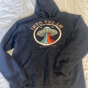 Into The AM Charcoal Hoodie with Graphic Design